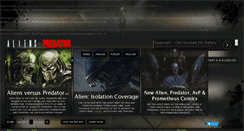 Desktop Screenshot of aliensversuspredator.net